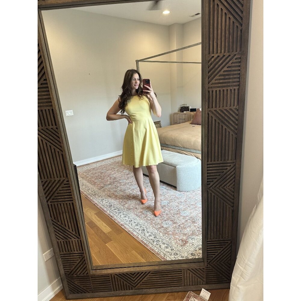 Butter Yellow Lauren Ralph Lauren A Line Dress Size 4